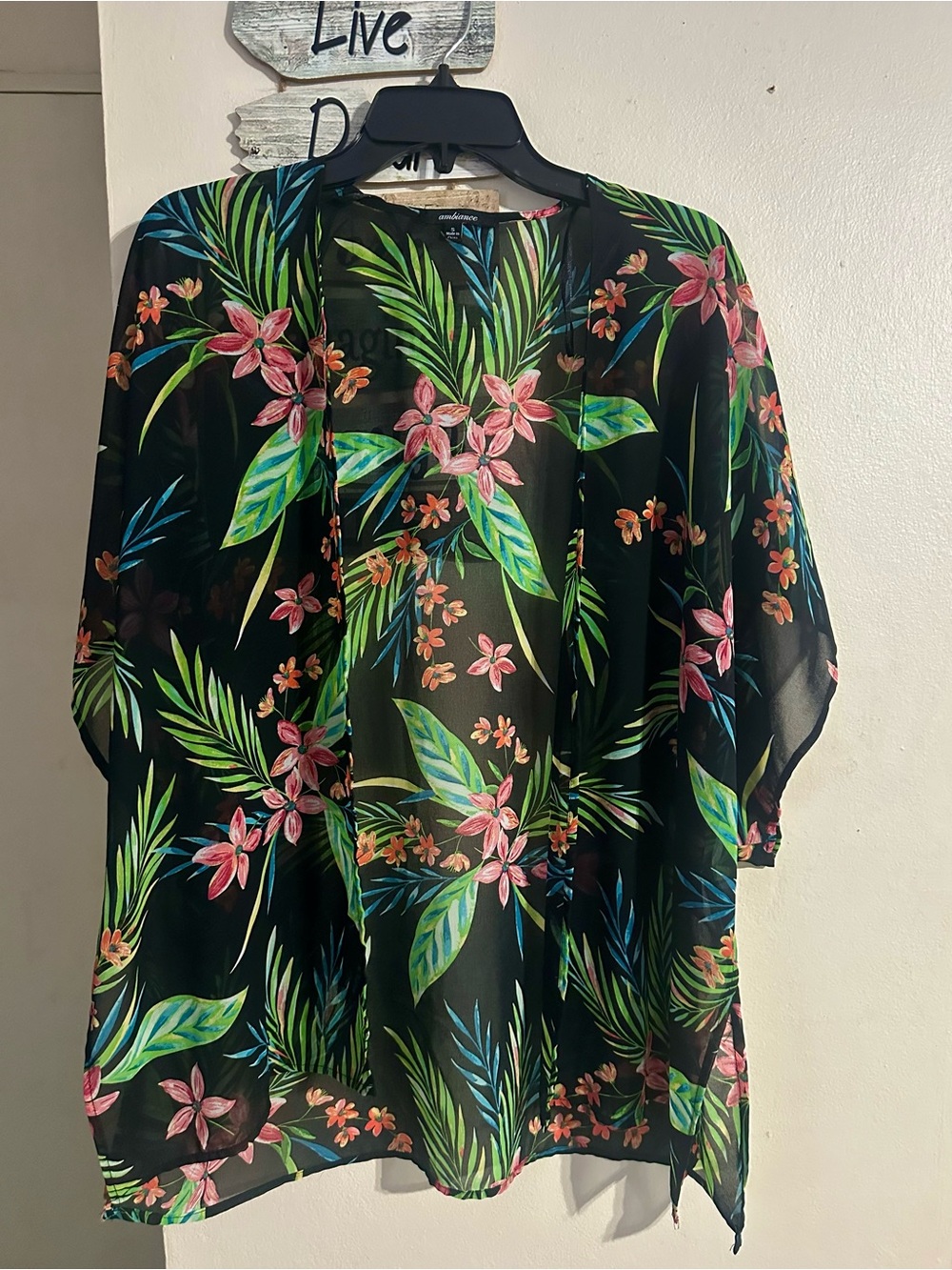 Tropical Sheer Coverup 💗